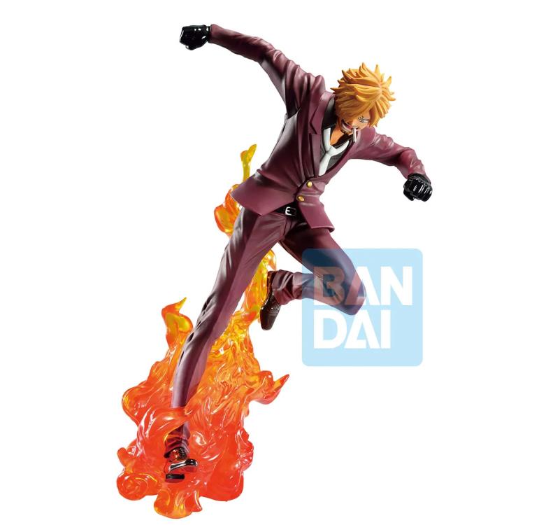 Bandai Ichibansho One Piece Sanji Statue - Signs of the High King - Anime Collectible Figure for Display & Decor | Perfect for Anime Fans, Home Office, and Gift Giving