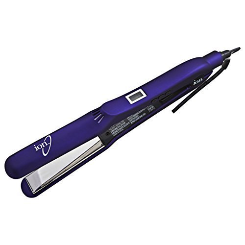 Ion Titanium Platinum Gator Flat Iron 1 - Professional Hair Straightener for Smooth & Shiny Hair - Perfect for Salon, Home Styling & Travel