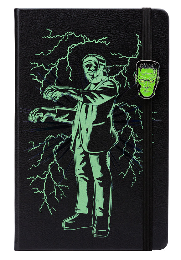 Universal Monsters Frankenstein Enamel Charm Bookmark - Horror Book Accessory for Halloween, Gothic Decor & Collectible Gift