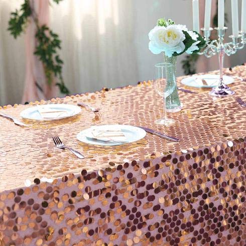 Premium Sequin Rectangle Tablecloth 90
