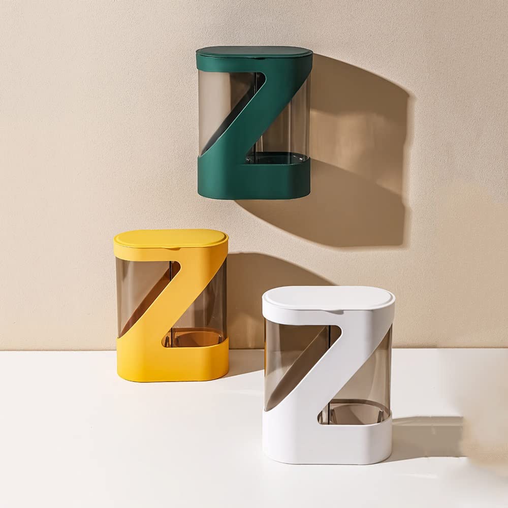 Wall Mount Paper Cup Dispenser - Pull Type Holder for Disposable Small Cups | White | Perfect for Home, Bathroom, Hospital, Office & Gym Use