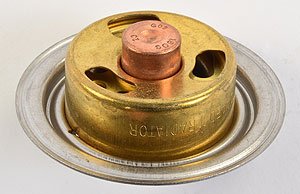 JEGS 53227 High Flow Thermostat - 180°F Performance Engine Cooling for Cars, Trucks & Racing - Improves Engine Efficiency & Prevents Overheating - Perfect for Street Performance, Track Days & Hot Weather Driving