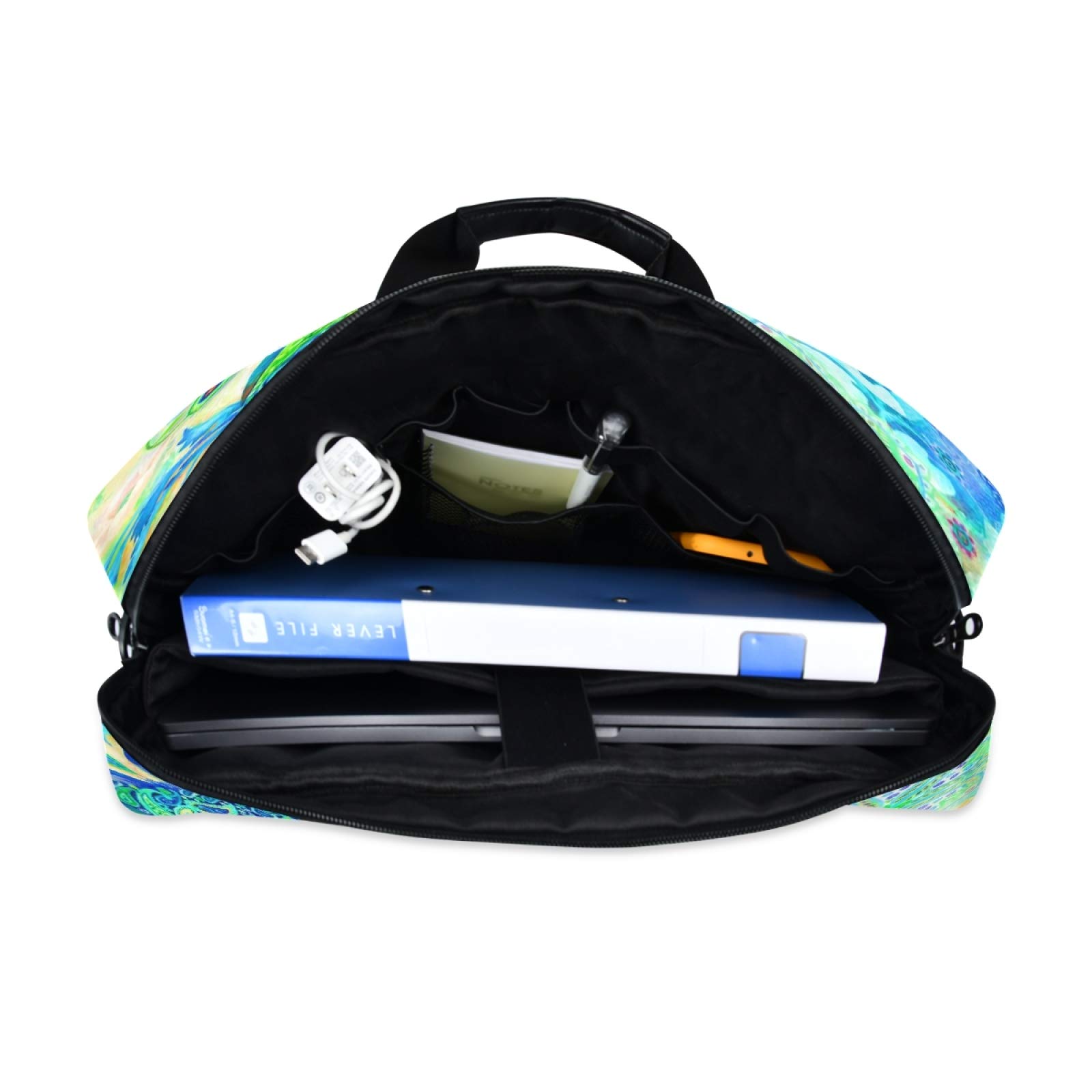 13-15.6 Inch Laptop Bag with Protective Sleeve, Lightweight Computer Carrying Case for MacBook, Notebook, Ideal for Work, School, and Travel