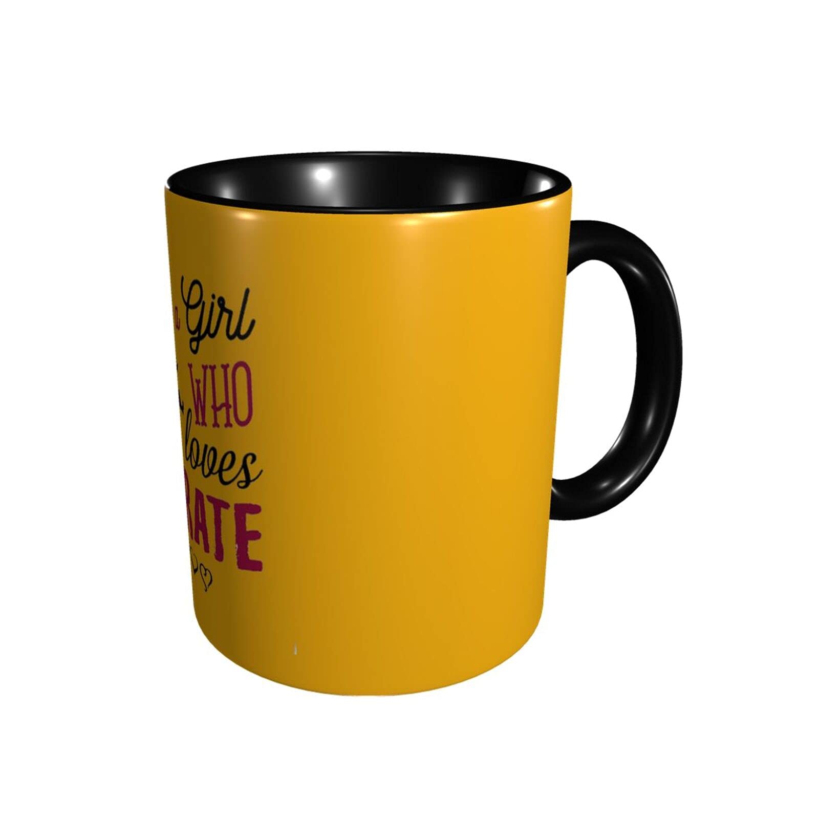 Karate Lover Ceramic Mug - Dual-Color for Coffee & Tea