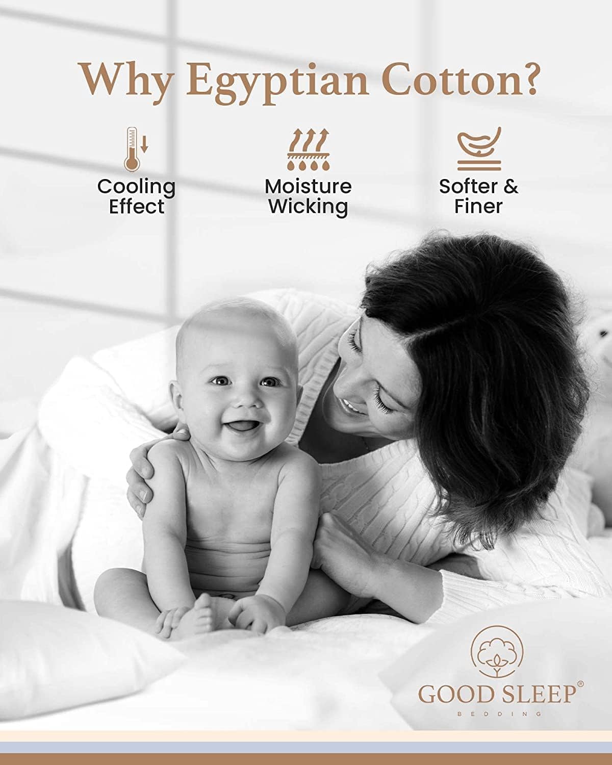 Premium 1000 Thread Count 100% Egyptian Cotton Pillowcases Set of 2 - Luxury Long Staple Sateen Weave Pillow Covers for Hotel-Quality Comfort, Silky Soft & Breathable for Restful Sleep - Perfect for Master Bedrooms, Guest Rooms & Luxury Bedding Collections