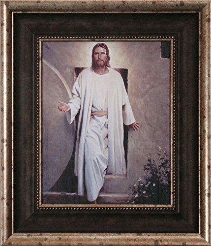 Resurrected Jesus Wall Art - 'He is Risen' by Del Parson, Biblical Easter Home Decor for Living Room, Church & Christian Gifts
