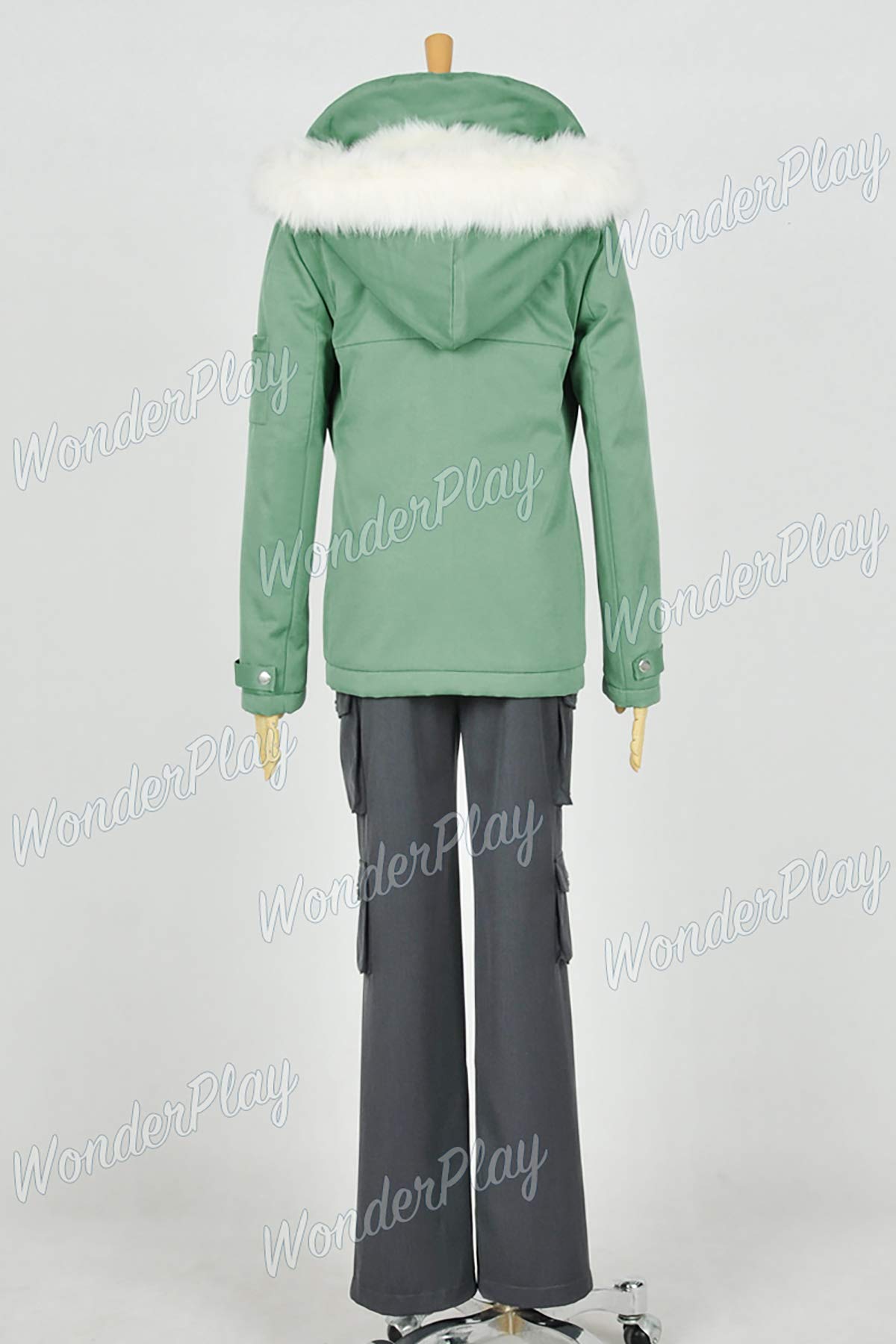 Fairy Tail Loke Cosplay Costume - Anime Loki Uniform Padded Coat for Halloween, Comic Con & Cosplay Events