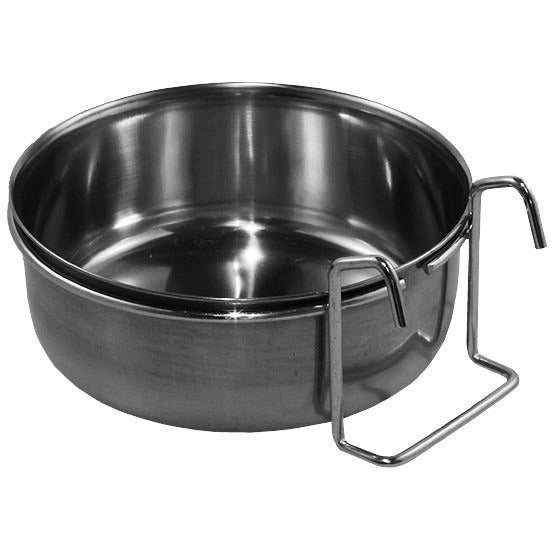 Stainless Steel Hanging Cup with Hooks - 840ml Capacity, 150mm Diameter - Perfect for Camping, Hiking, and Outdoor Adventures