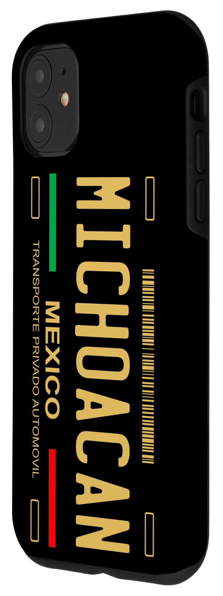 iPhone 11 Case with Michoacan License Plate Design - Durable Protective Cover for iPhone 11 - Perfect for Travel, Gifts, and Mexican Culture Enthusiasts