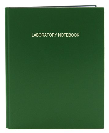 BookFactory Extra Large Lab Notebook - 96 Pages (.25