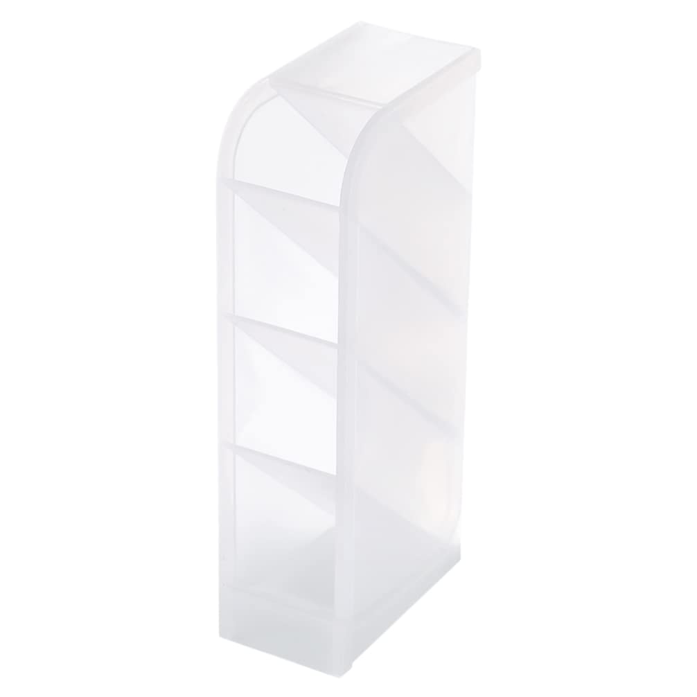 Zerodeko Clear Makeup Brush Organizer - Desktop Cosmetic Storage Box with Socks, Multifunctional Organizer for Brushes, Cosmetics & Stationery - Perfect for Vanity, Travel & Home Decor