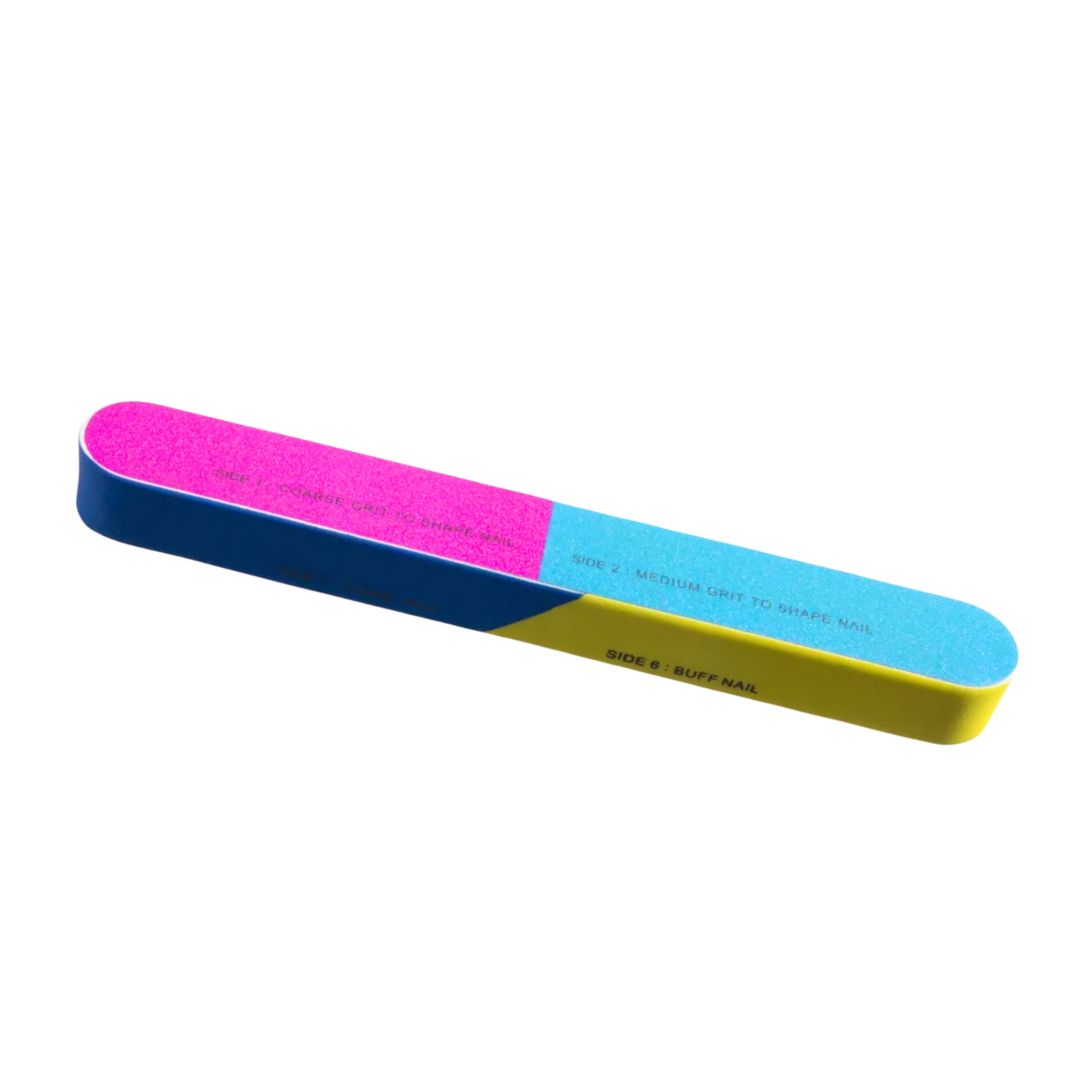 7-Way Color Coded Nail Finishing Buffer - Professional Salon Quality Nail File for Smoothing, Shaping & Polishing - Perfect for Manicures, Pedicures & At-Home Nail Care