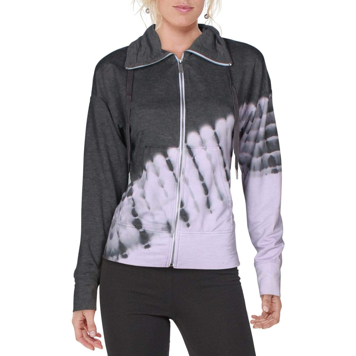 Ideology Women's Funnel-Neck Zip-Up Sweatshirt | Cozy Pullover Hoodie for Casual Wear & Lounge | Perfect for Fall, Winter & Everyday Outfits