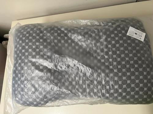 2 Pack Orthopedic Bed Pillows for Neck Pain Relief - Contoured Ergonomic Cervical Support Pillow Set for Side, Back & Stomach Sleepers - Ideal for Home, Travel & Office Use
