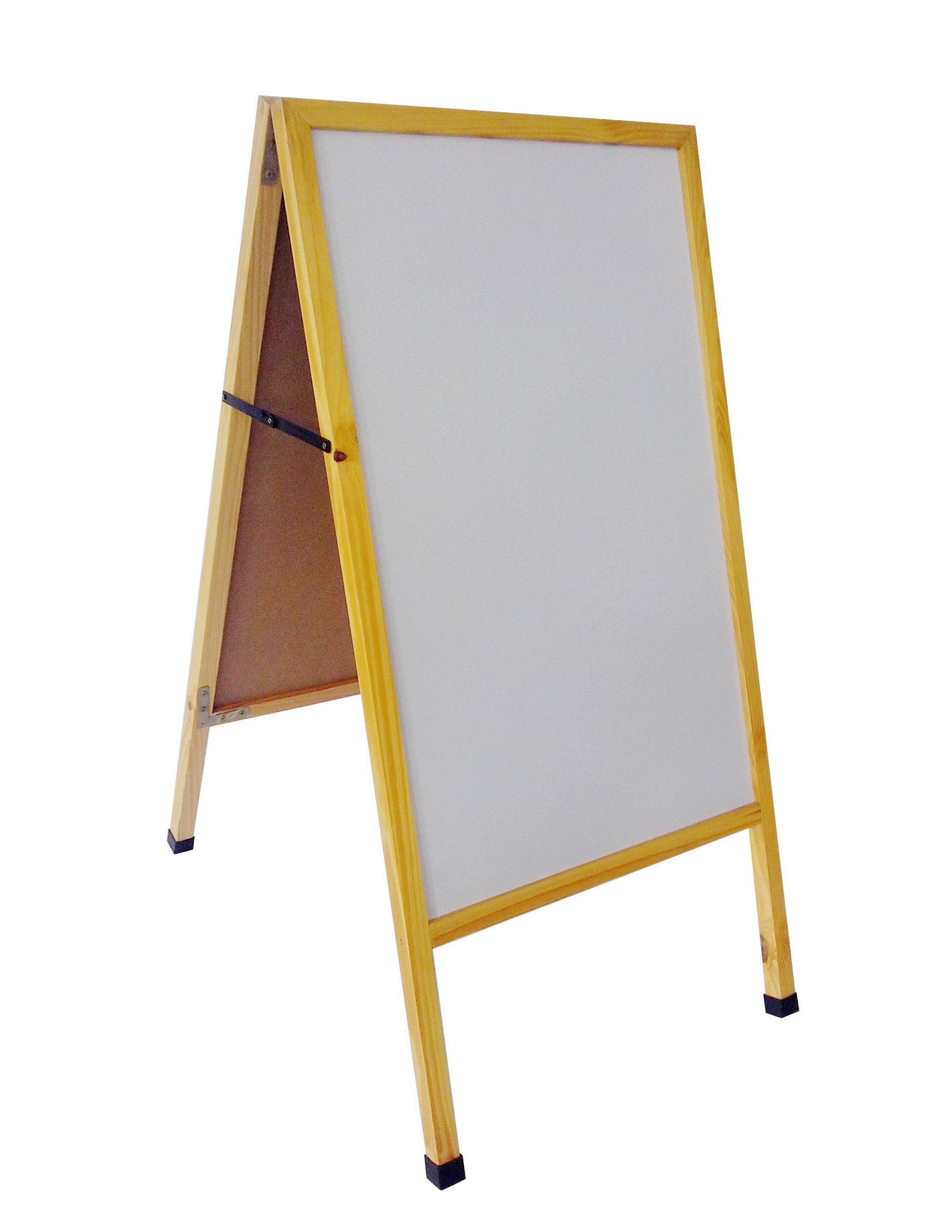 FixtureDisplays® Double-Sided A-Frame White Menu Board - 19x37x28 Inches - Dry Erase Sign for Restaurants, Cafes & Events - Perfect for Daily Specials & Promotions