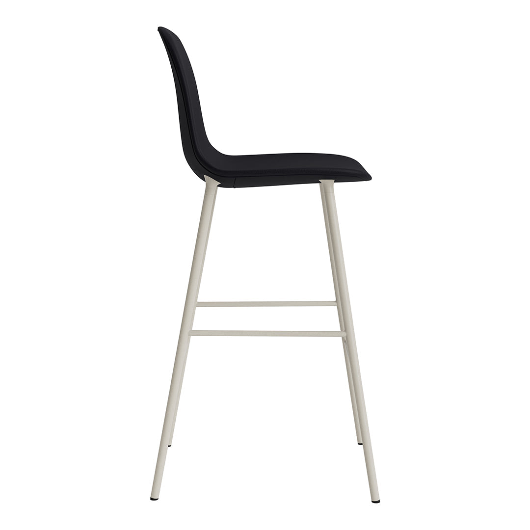 Modern Form Bar Chair - Fully Upholstered Counter Stool with Comfortable Seat - Perfect for Kitchen Islands, Breakfast Bars & Home Bars
