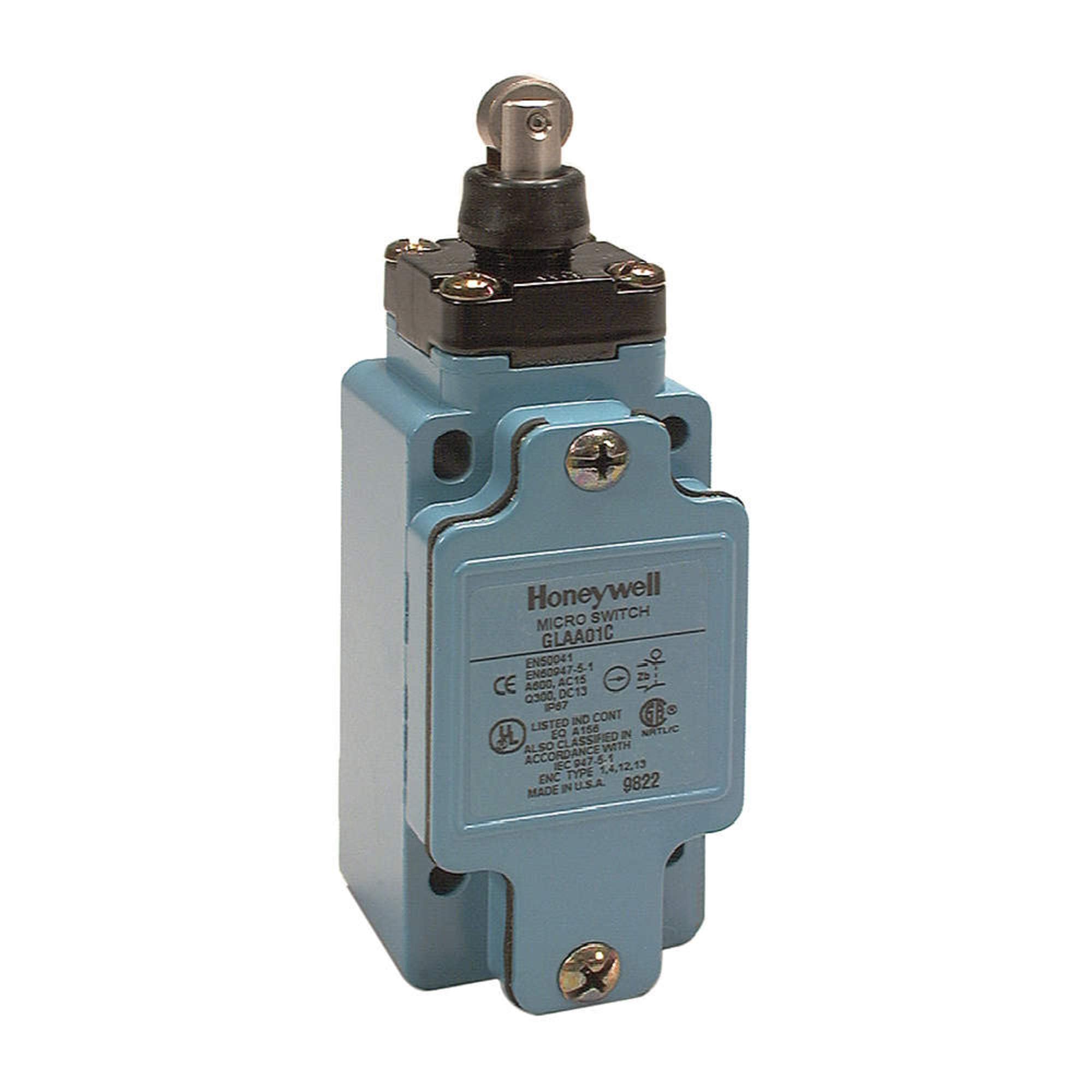 Honeywell GLAA01C Global Limit Switch - GL Series Top Roller Plunger for Industrial Automation & Machinery Safety Control