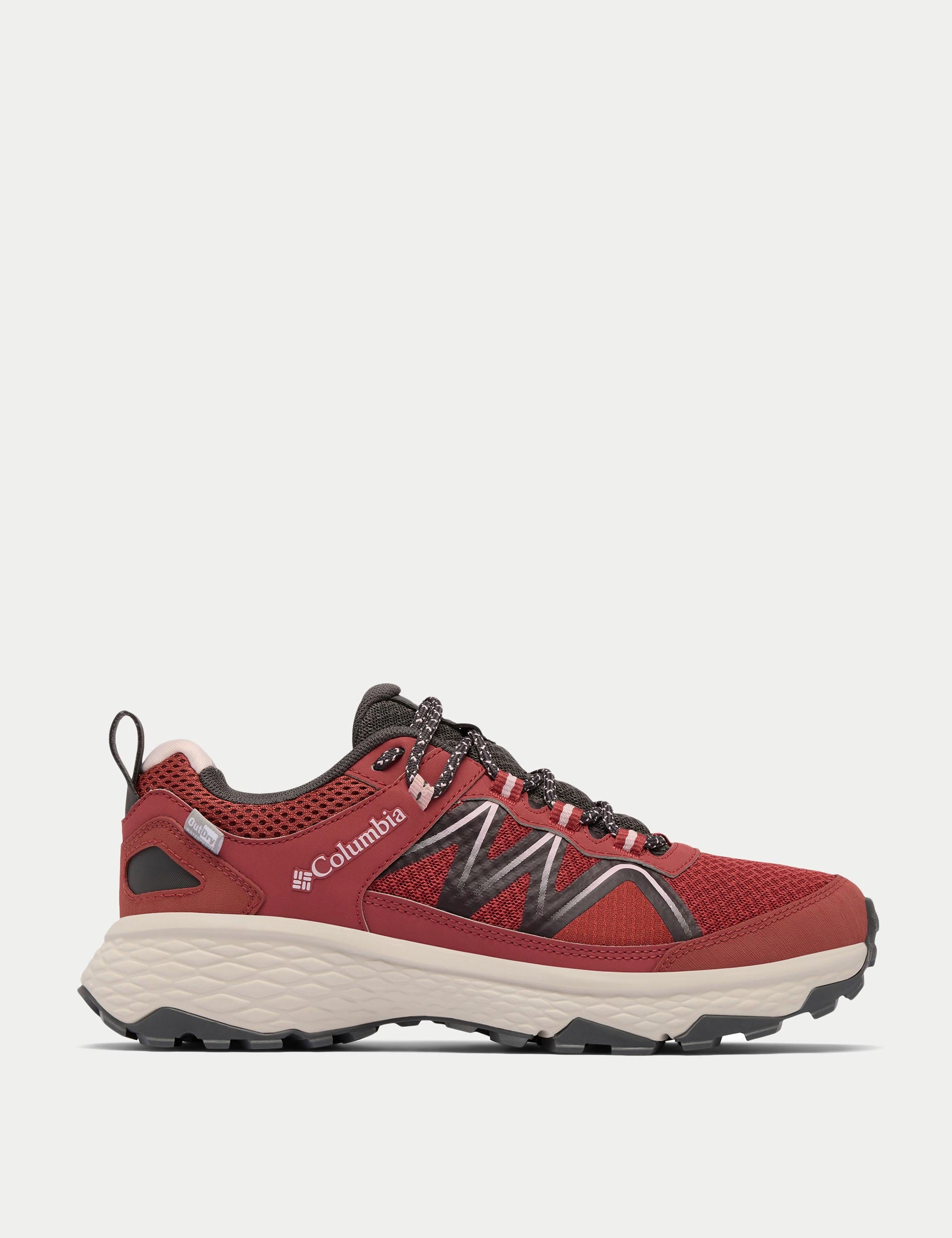 Peakfreak Rush Outdry Waterproof Hiking Shoes for Men & Women - Dusty Crimson/Pink Haze - Lightweight Trail Running Shoes for Outdoor Adventures, Hiking, and Backpacking