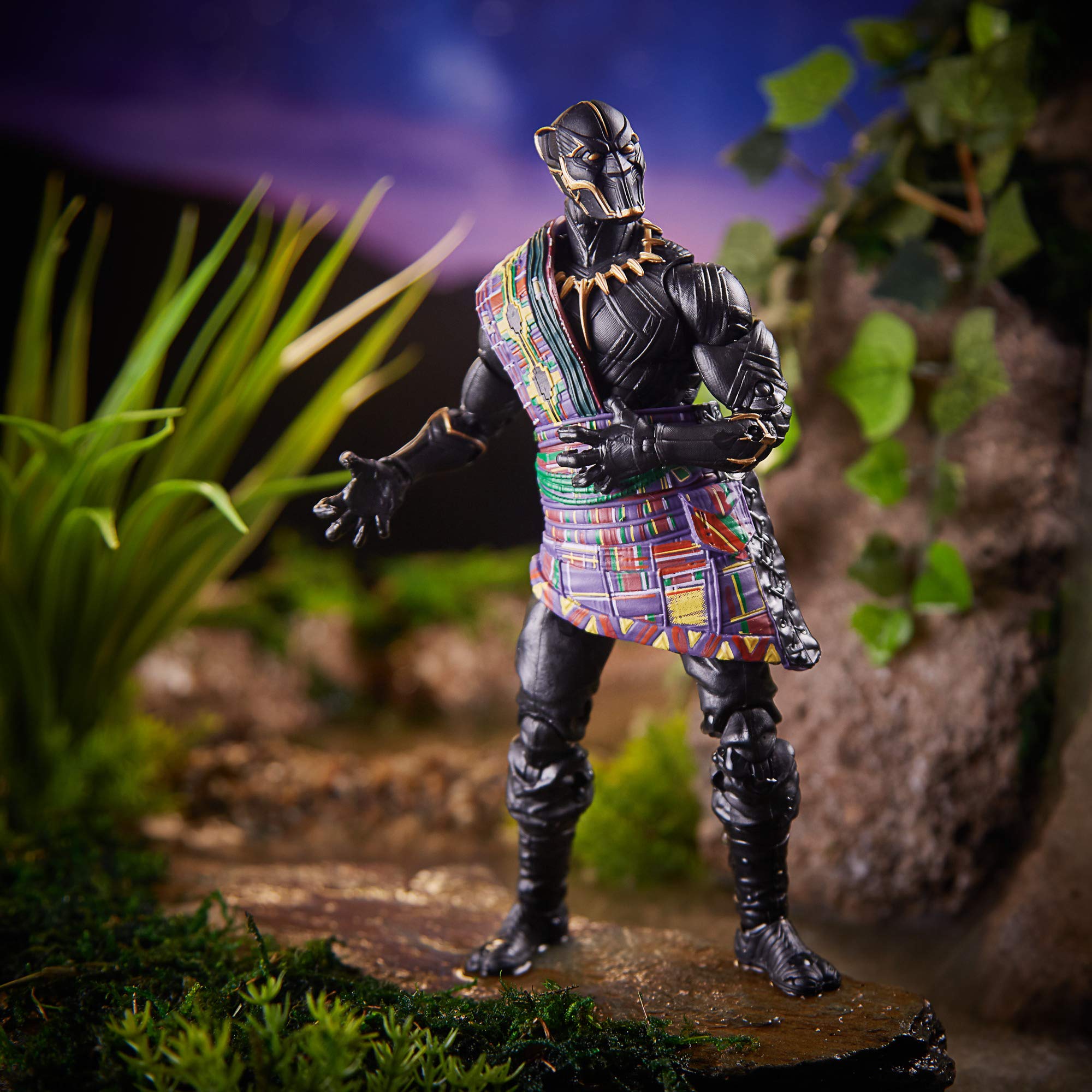 Marvel Legends Series Black Panther 6-inch T’Chaka Action Figure - Collectible Toy for Marvel Fans, Display & Role Play | Perfect for Home Decor, Office Display & Gift Giving