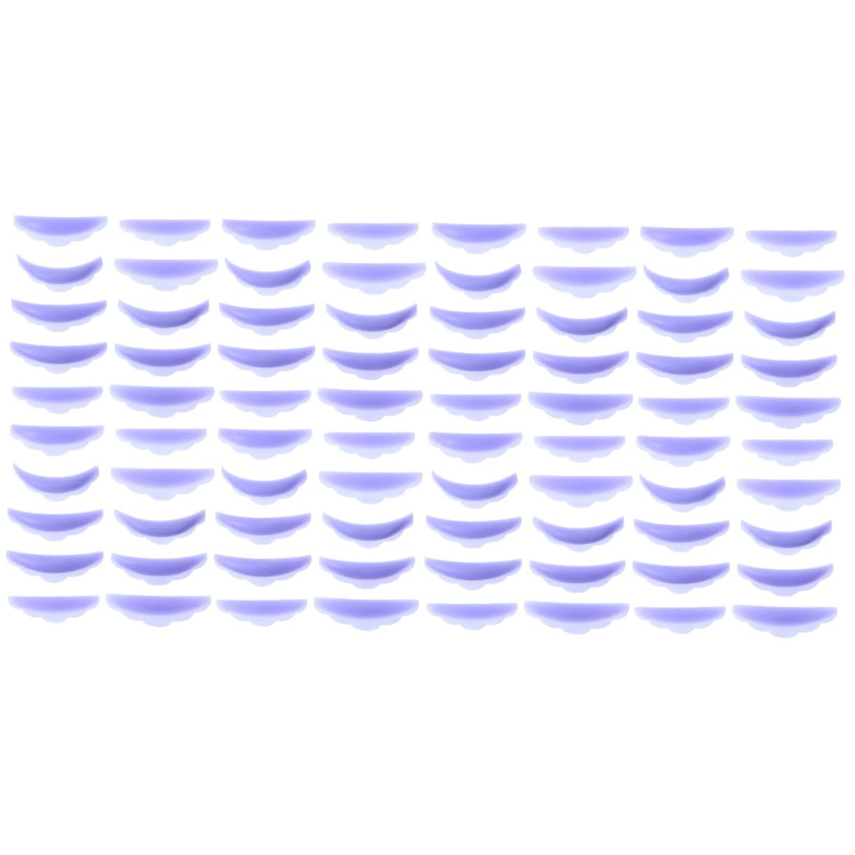 FRCOLOR 2 Sets Eyelash Perming Curler Pads - 40pcs Lash Curling Gaskets for Professional Eyelash Perming, Fits All Eye Shapes | Perfect for Salon, Home Use & DIY Lash Lifting