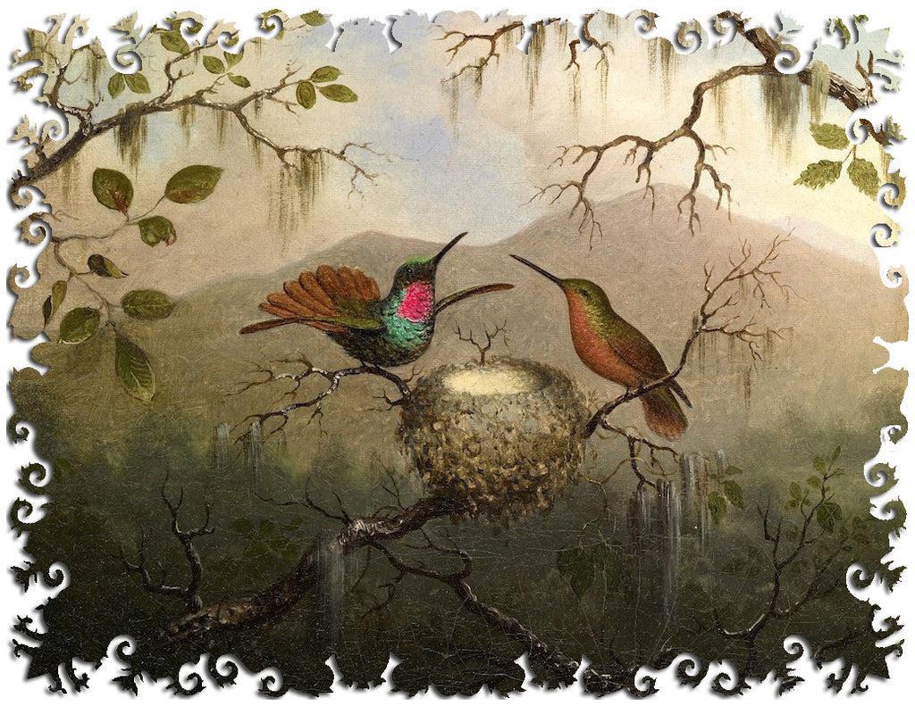 Artifact Wooden Puzzles - Two Hummingbirds at Nest | Handcrafted Wooden Jigsaw Puzzle for Adults | Perfect for Home Decor, Gifts & Relaxation