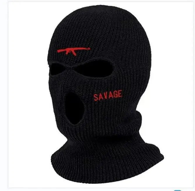 Winter Windproof Neck Warmer & Balaclava for Men & Women - 3-Hole Knitted Full Face Cover Ski Mask for Outdoor Sports (Hiking, Skiing, Snowboarding, Motorcycling)