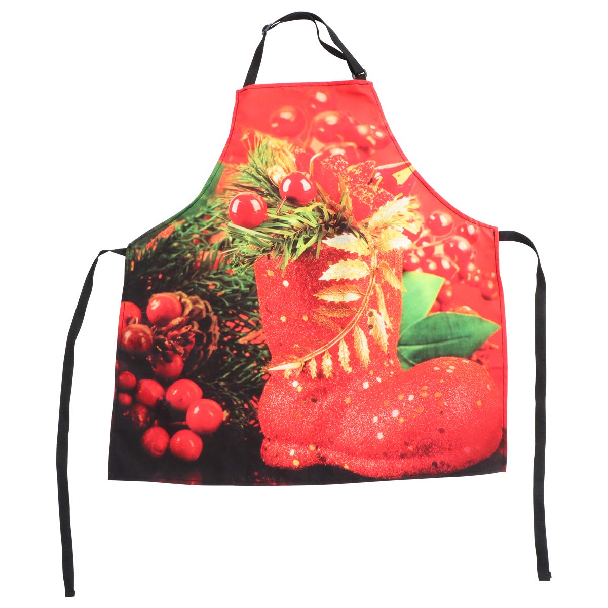 ABOOFAN Christmas Themed Apron - Creative Holiday Cooking Apron for Baking & Festive Kitchen Decor - Perfect for Christmas Parties & Gift Giving