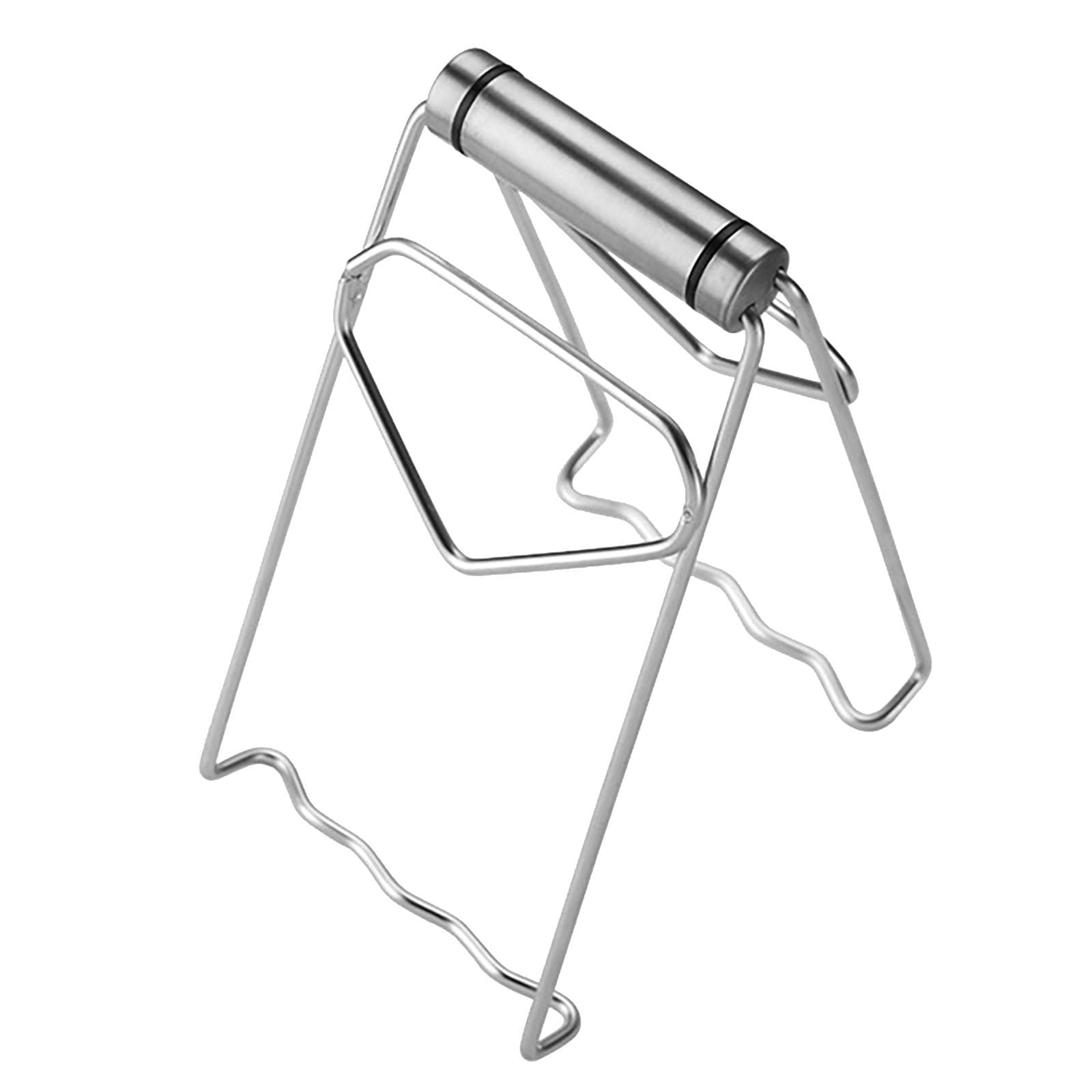 Creative 30 Stainless Steel Tray Holder - Food Grade Kitchen Dish Organizer for Countertop | Perfect for Serving, Baking, and Kitchen Storage (12-Pack)