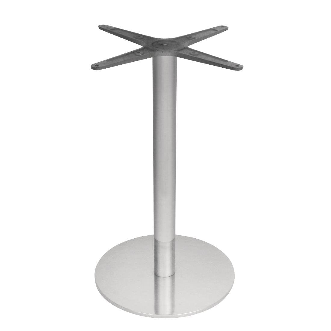 Bolero Round Table Base - Heavy Duty Metal Pedestal for Dining & Outdoor Tables - Perfect for Restaurants, Patios & Home Decor