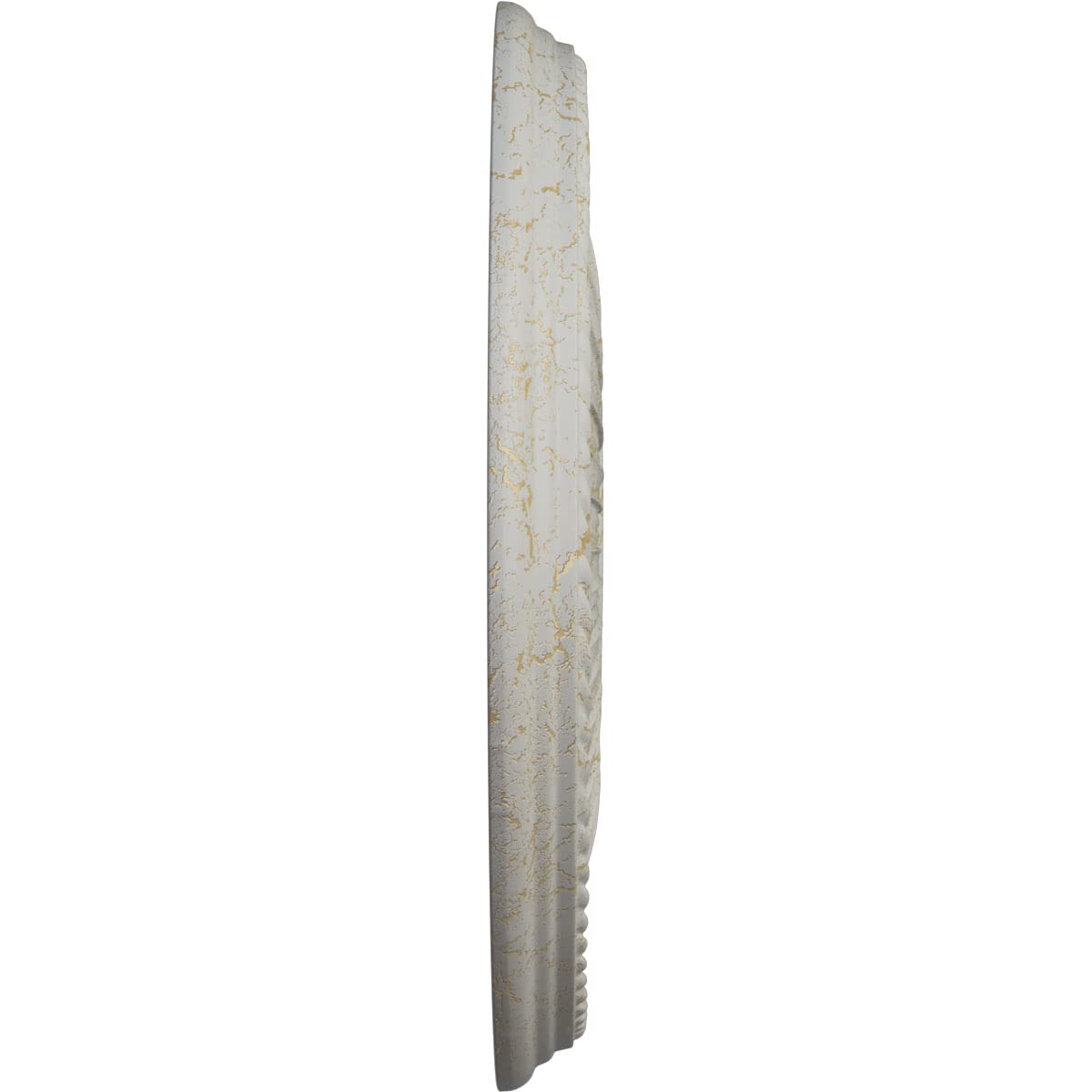 Ekena Millwork CM20BE1PCC 20-Inch Hand-Painted Ceiling Medallion - Pot of Cream Crackle Finish, 20 1/8