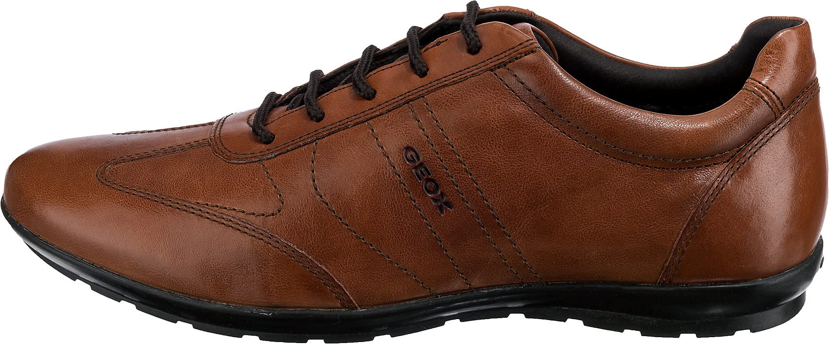Geox Men's Breathable Oxford Shoes for Business & Casual Wear | Comfortable Leather Dress Shoes for Office, Travel & Formal Events