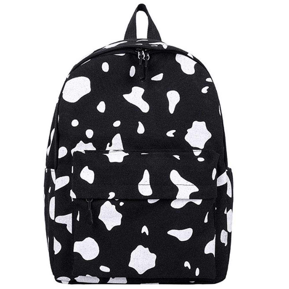 Women's Mini Backpack - Cute Cow Print Lightweight Shoulder Bag for School & Travel