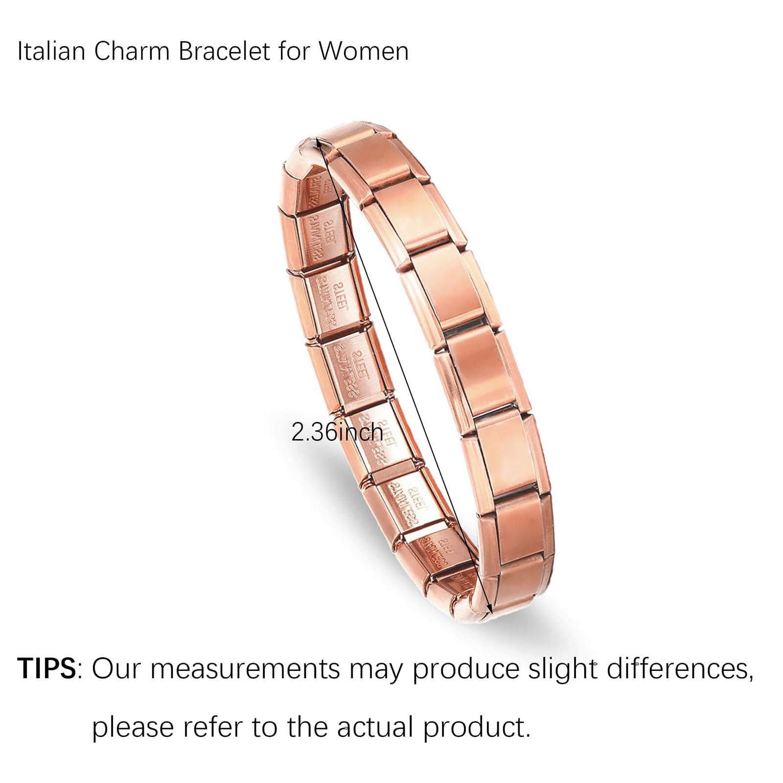 Italian Charm Bracelet for Women & Men - Gold Heart, Star & Cross Charms - Long Tiantian Adjustable Bracelet - Perfect Christmas Gift & Stocking Stuffer (Ideal for Holidays, Anniversaries & Everyday Wear)