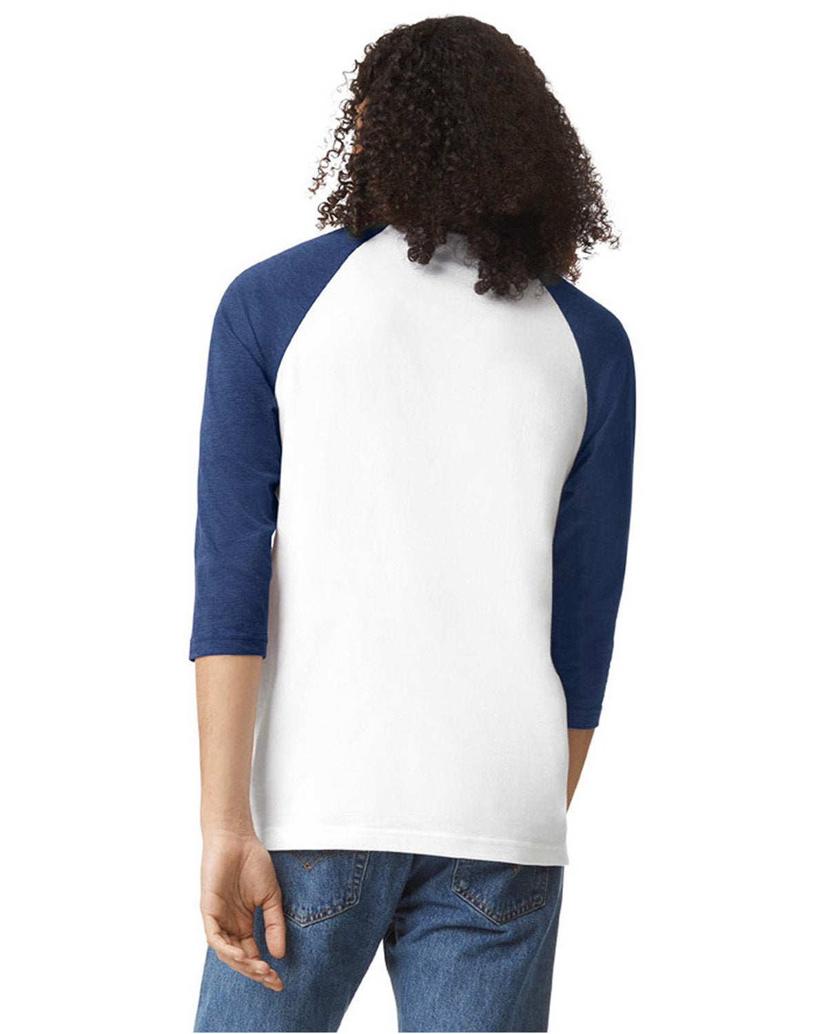 American Apparel 2003CVC Unisex Raglan T-Shirt | Soft Cotton Blend Tee for Men & Women | Perfect for Casual Wear, Gym & Everyday Outfits