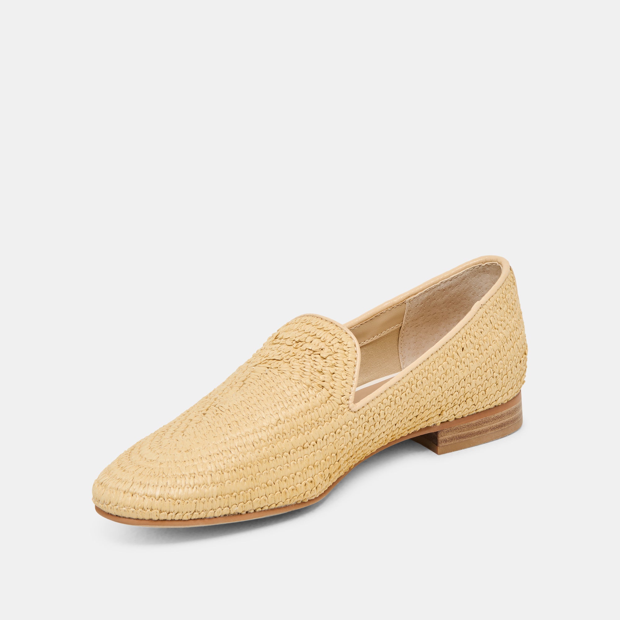 BAYLEN Women's Natural Woven Raffia Flats - Comfortable Summer Sandals for Beach, Vacation & Casual Outings