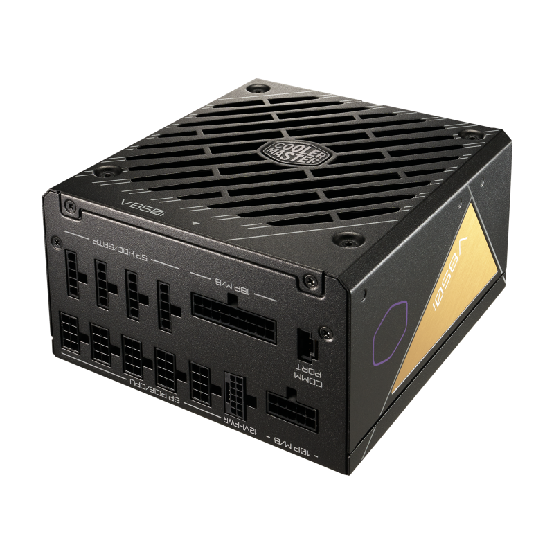 Cooler Master V850 Gold Full Modular ATX 3.0 Power Supply - 850W 80+ Gold Certified PSU with PCIe 5.0 Support for Gaming PC, Workstation & High-End Builds (10 Year Warranty)