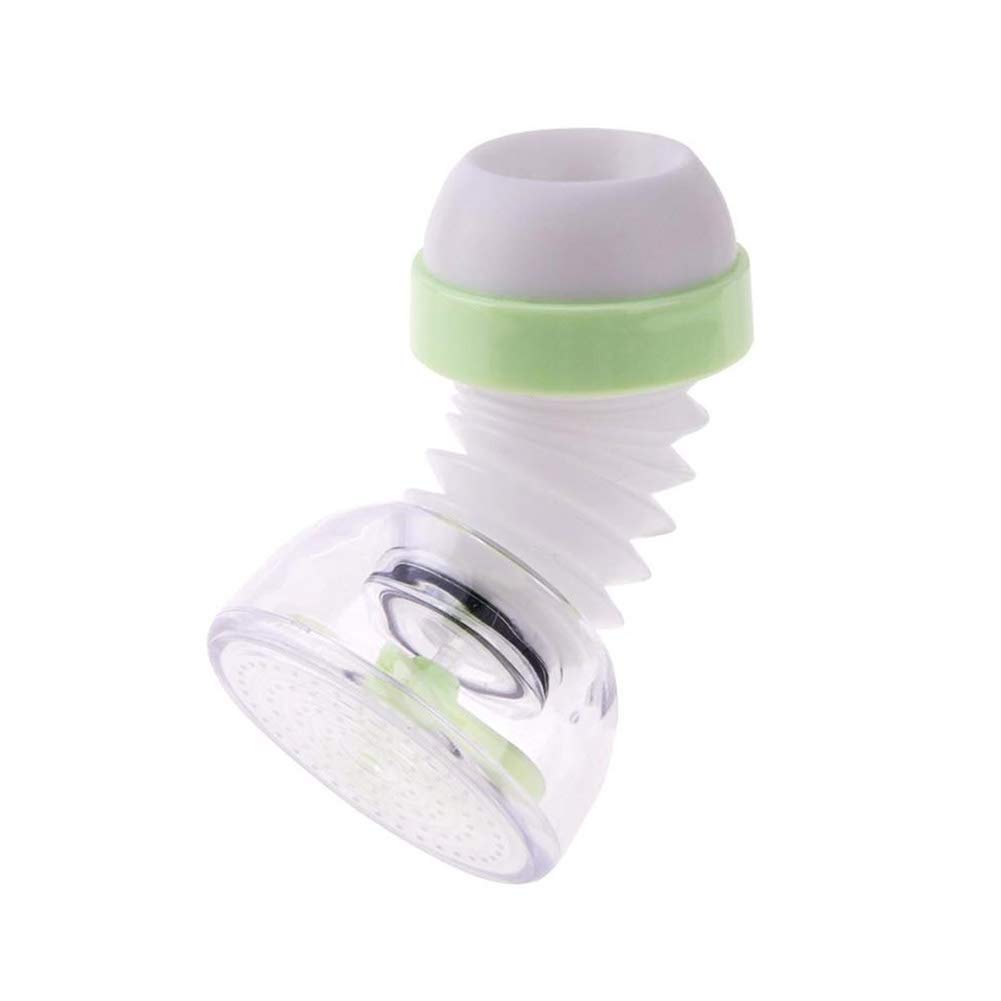 360 Degree Rotating Kitchen Faucet Aerator with Filter Tip - Telescopic Tap Nozzle for Easy Cleaning | Green Kitchen Gadget for Sink, Dish Washing & Vegetable Rinsing