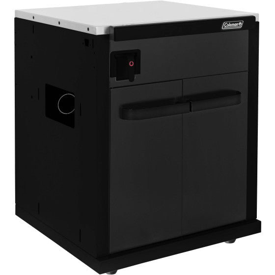 Coleman Revolution Storage Unit - No Draw Matte Black Organizer for Camping, Garage & Home Storage | Durable & Spacious Outdoor Gear Organization