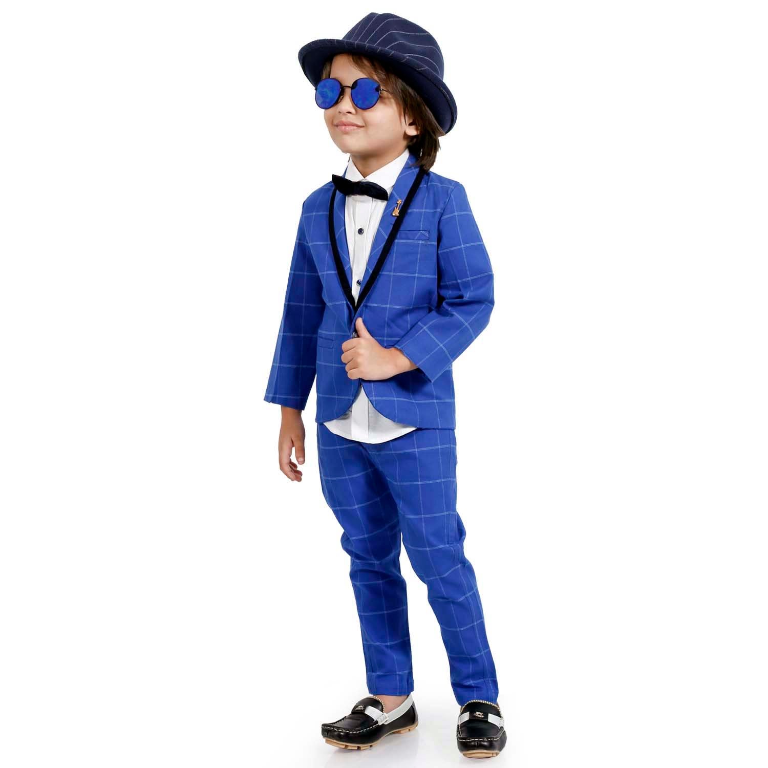 Bad Boys Checkered Suit Set for Men - Stylish 2-Piece Formal Blazer & Pants Outfit - Perfect for Weddings, Parties, and Business Events