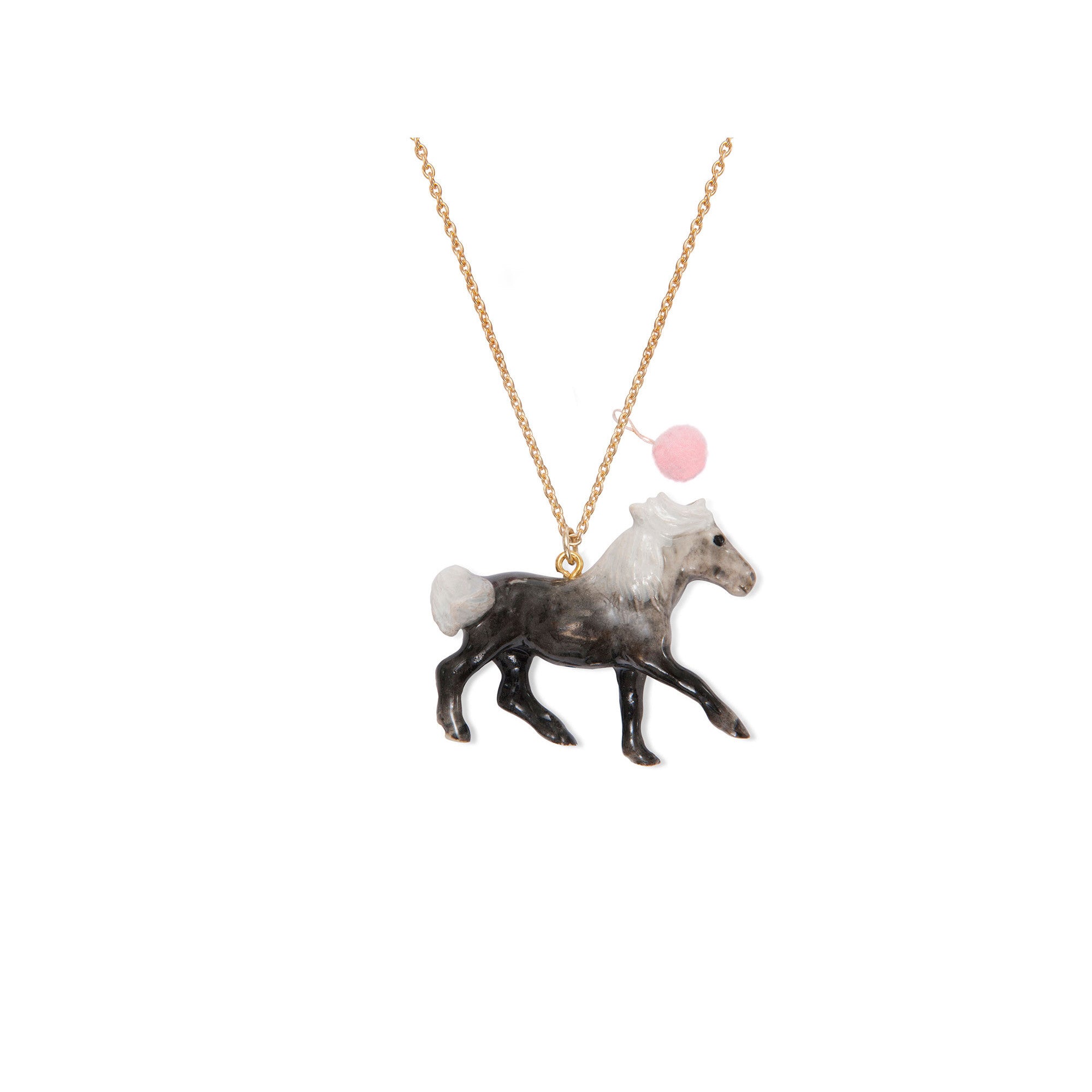 Mini Penny Hill Pony Necklace - Cute Horse Pendant Jewelry for Women & Girls - Perfect Gift for Birthday, Valentine's Day & Everyday Wear