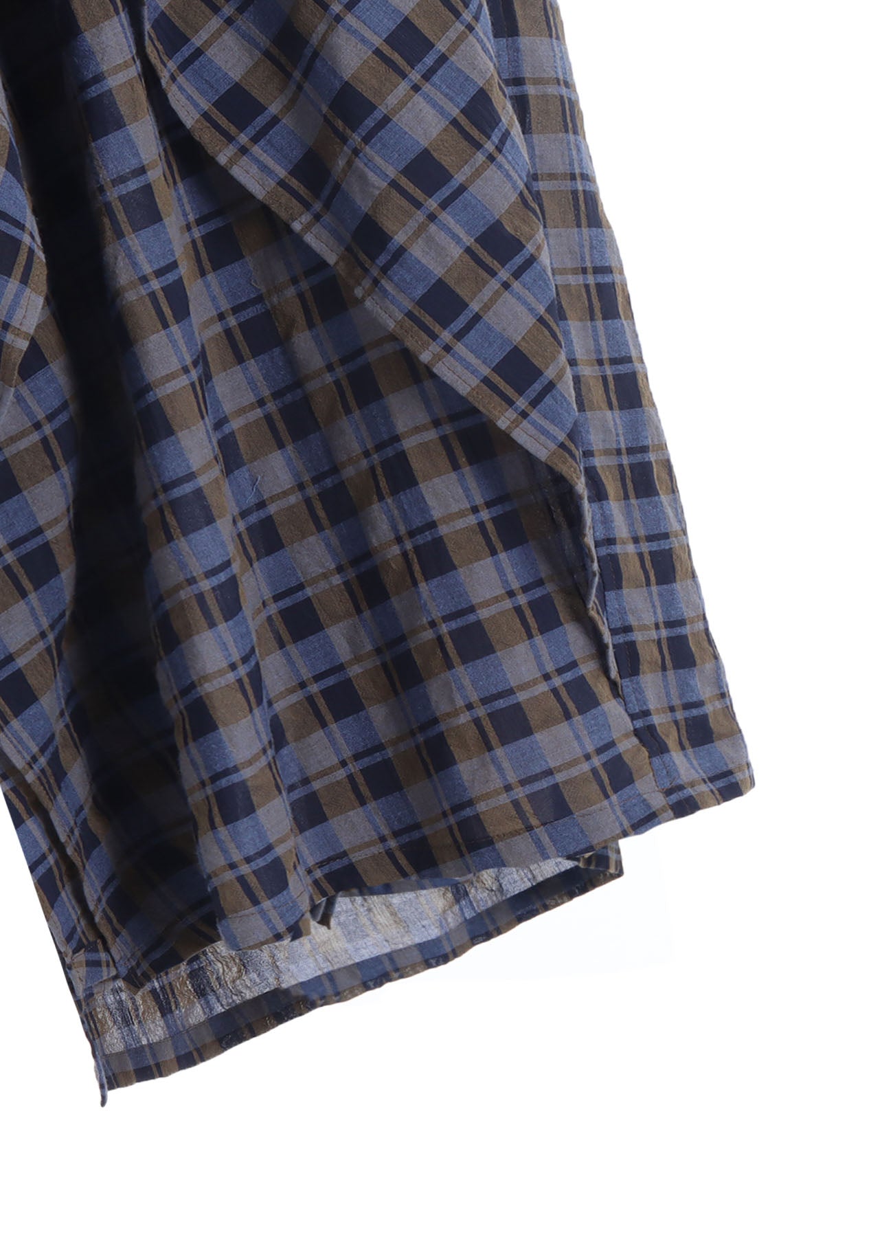 Soft Cotton Cupro Mini Plaid Drape Pants for Women - Comfortable & Stylish Lounge Pants for Home, Yoga, and Casual Outings