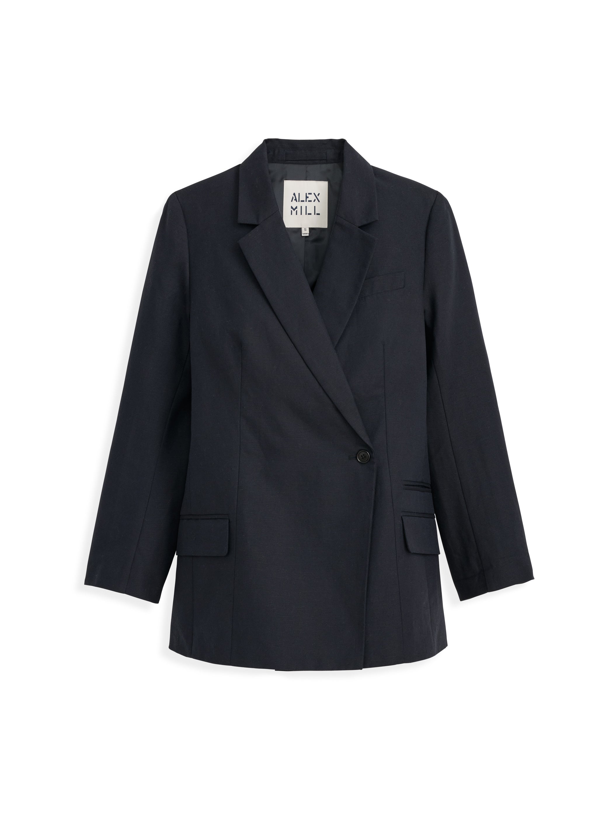 Stylish Soho Waisted Blazer in Linen Cotton - Perfect for Office Wear, Business Meetings & Smart Casual Outfits