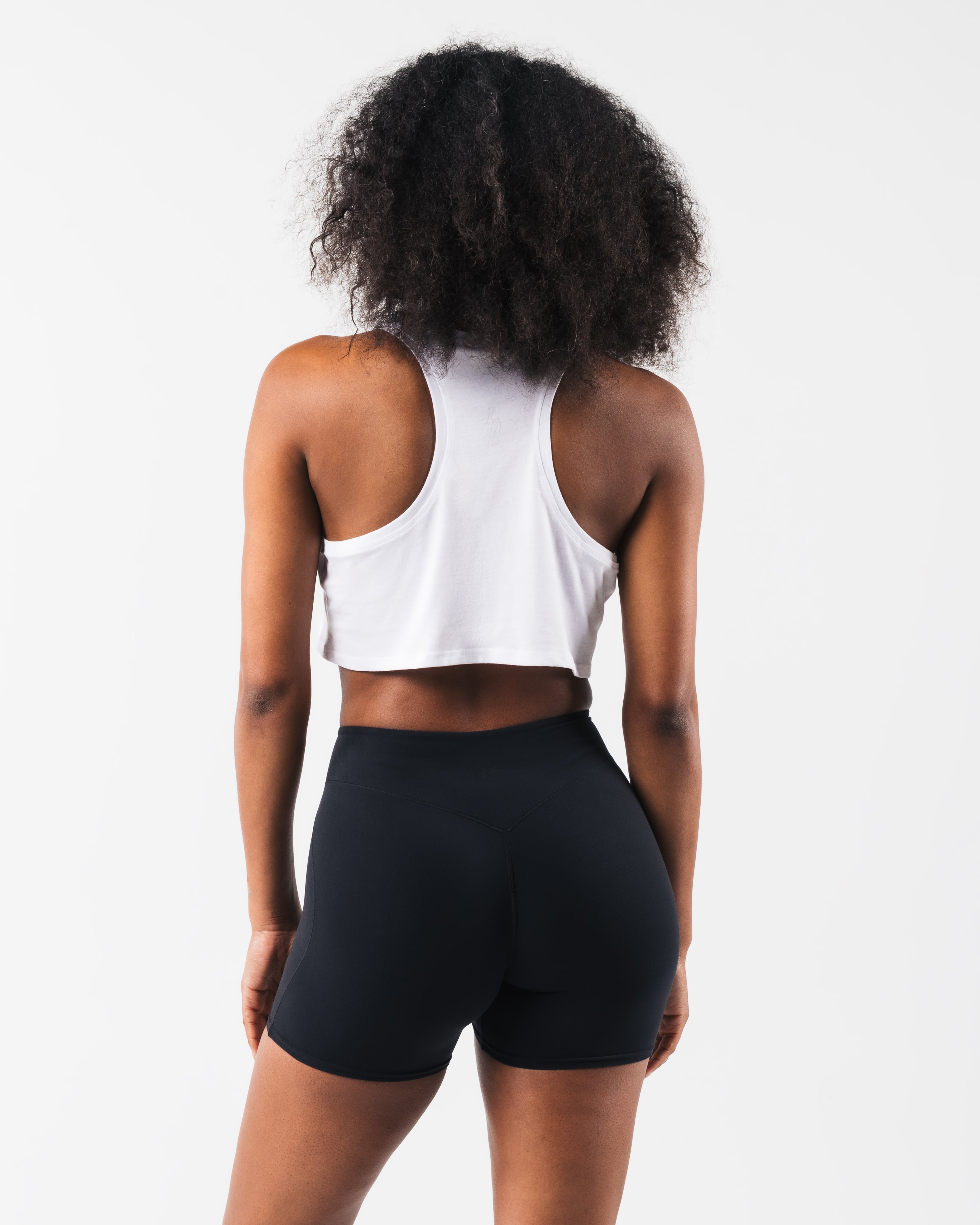LDB Muscle Tank for Women - Soft Stretch Optic White Workout Top - Gym, Yoga & Casual Wear