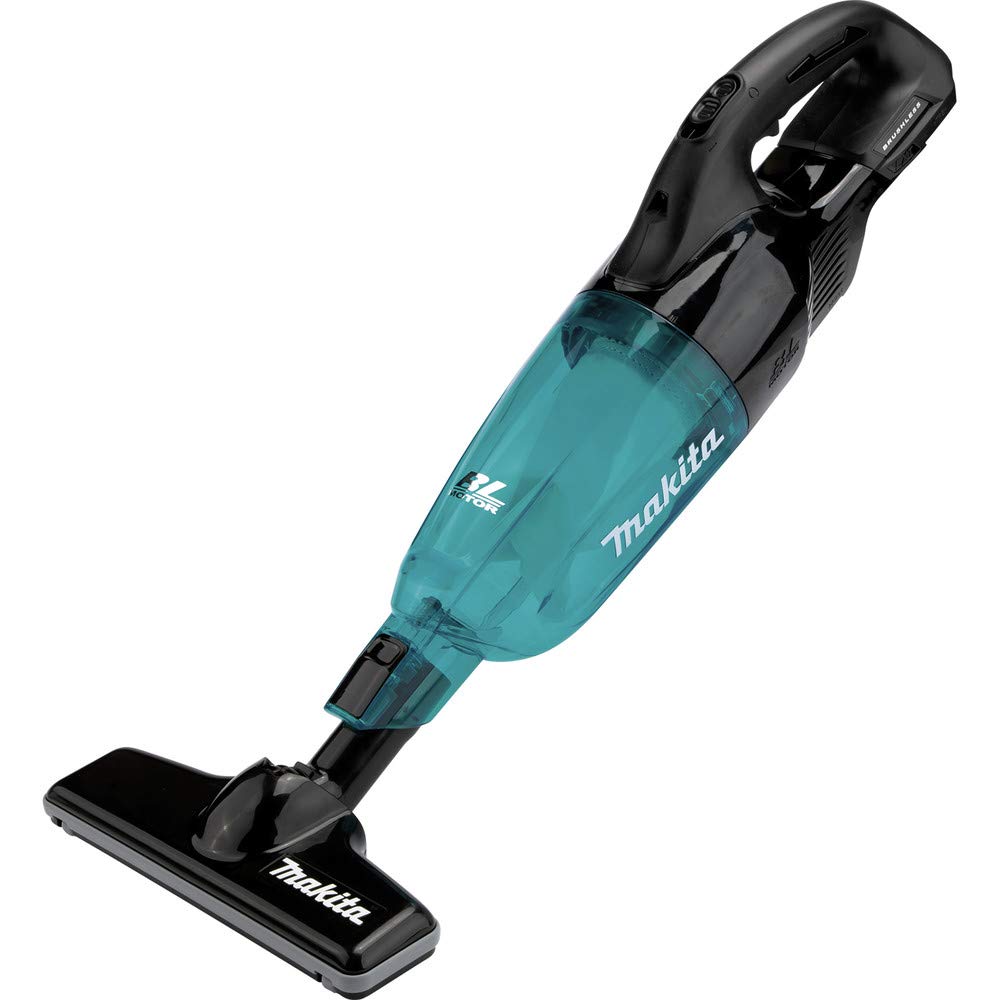 **Makita XLC03ZBX4 18V LXT Lithium-Ion Brushless Cordless Vacuum - Compact, Trigger w/Lock, Tool Only (Black) - Perfect for Home, Workshop & Car Cleaning**