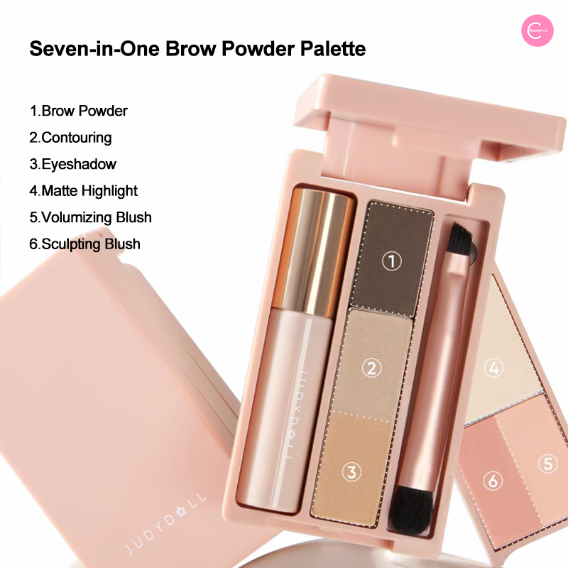 Judydoll Travel Palms Palette - Portable Eyeshadow Makeup Kit for On-the-Go | Perfect for Travel, Parties & Everyday Use