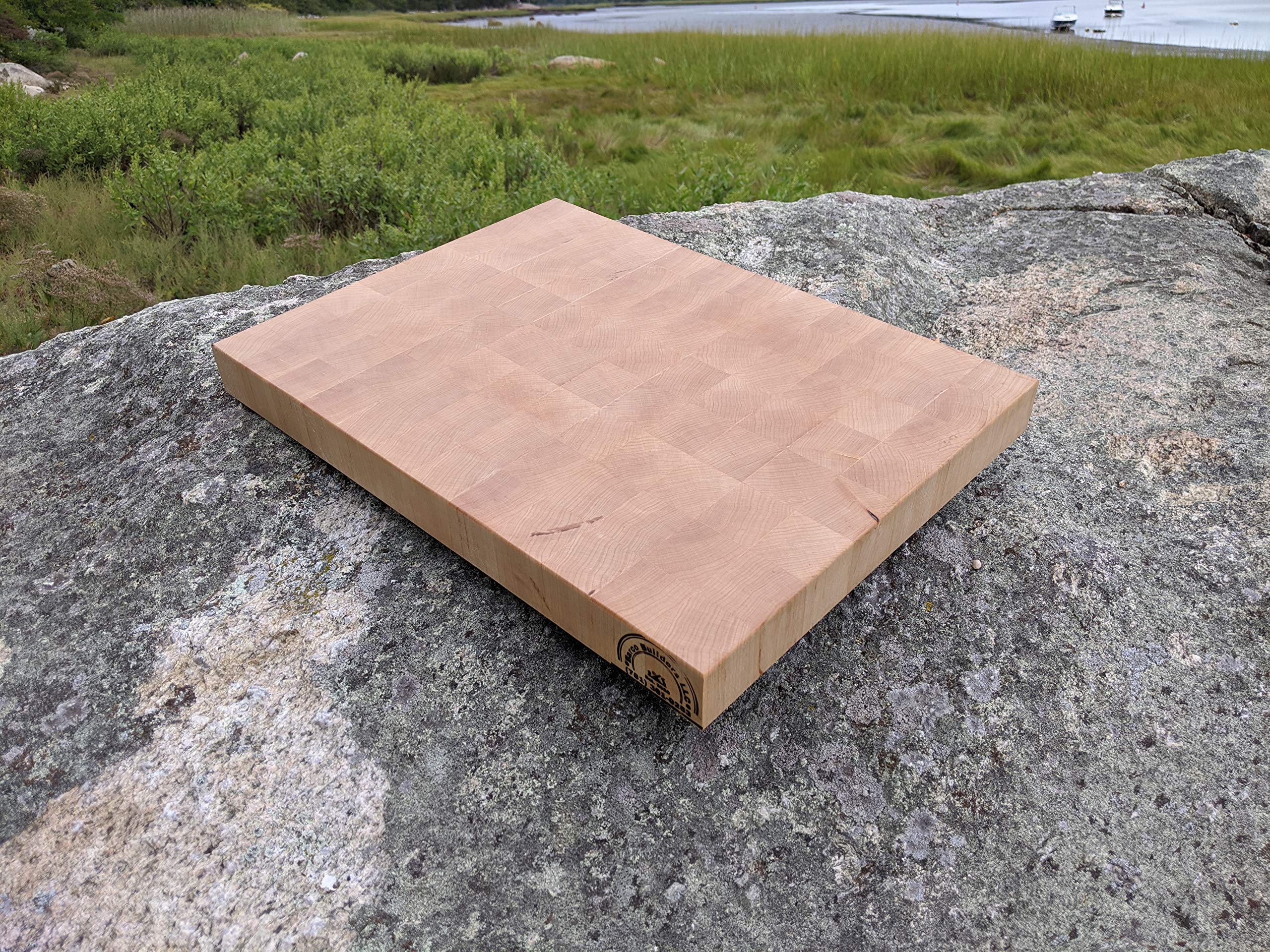 Premium Maple End Grain Butcher Block Cutting Board - Heavy Duty Wood Chopping Board for Kitchen, Meat Cutting & Food Prep - Perfect for Chefs, Home Cooking & BBQ