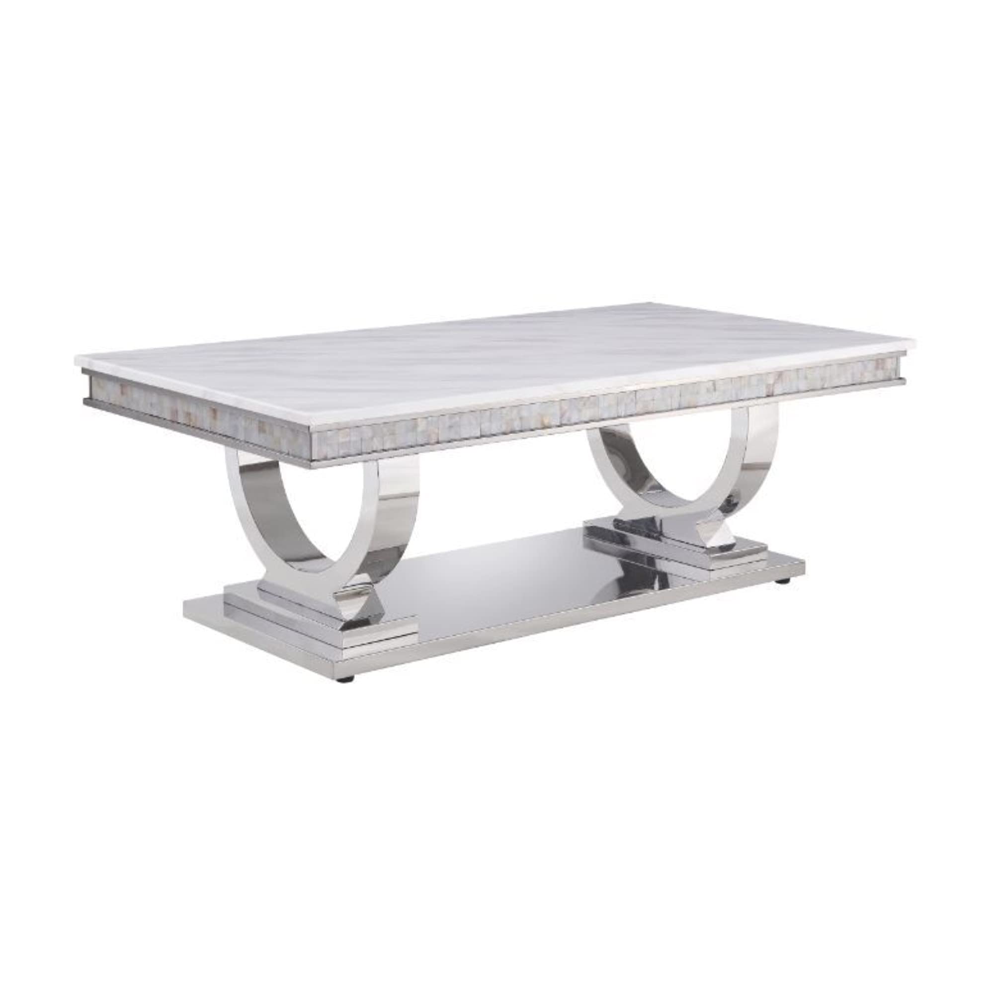 Modern Glass Top Coffee Table - Stylish & Durable Living Room Furniture for Small Spaces | Perfect for Apartments, Lounges & Home Decor