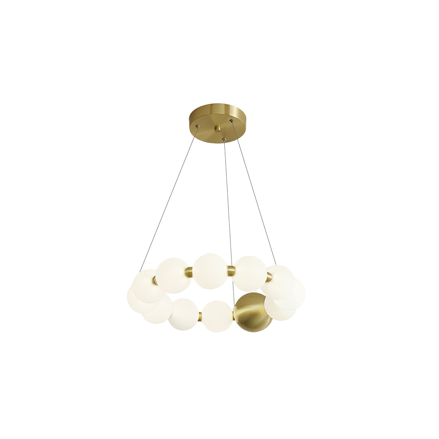 Brass & White