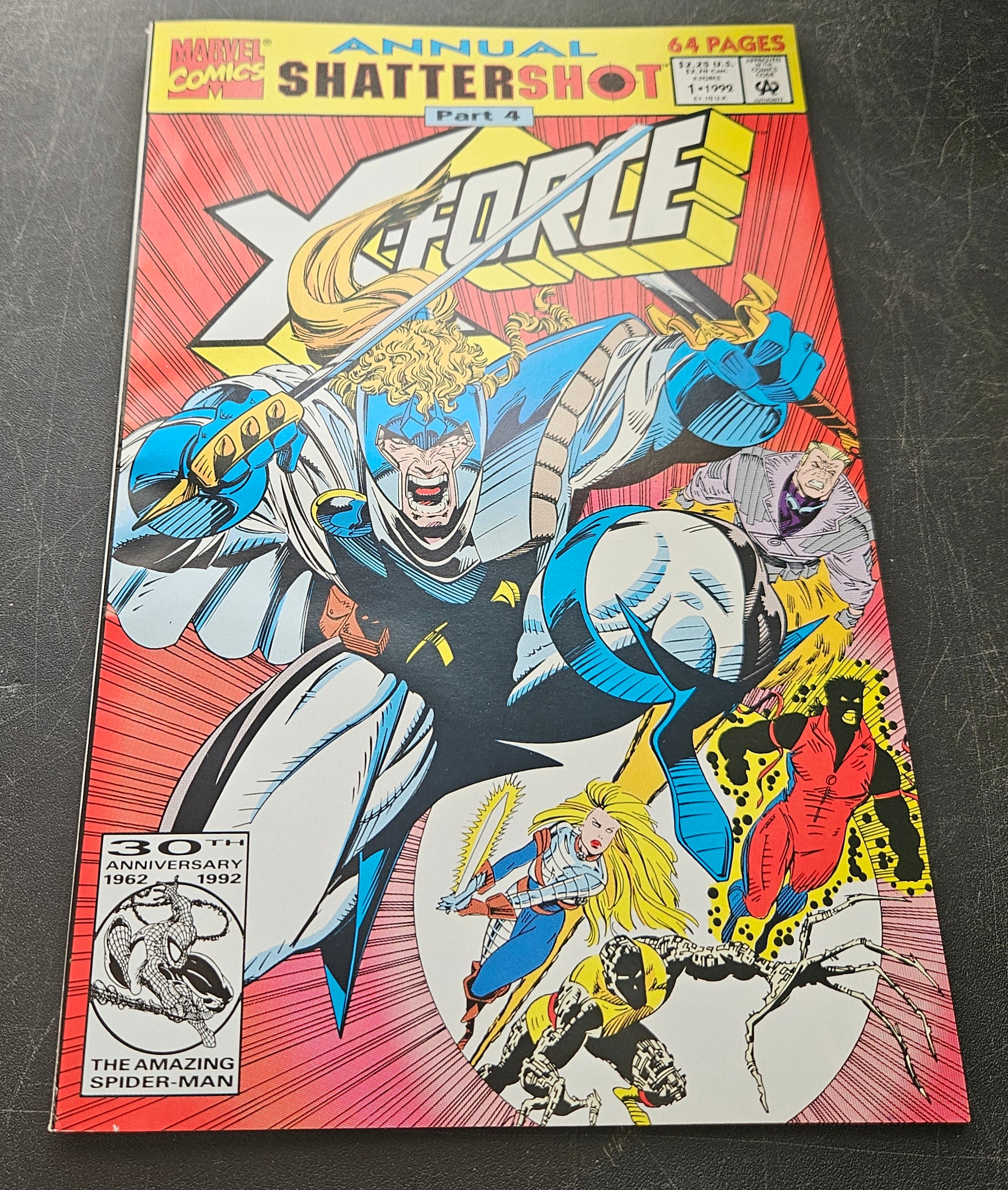 X-Force Annual #1 Shattershot Part 4 Vol.1 - 1992 Marvel Comics Collectible Comic Book for Superhero Fans & Comic Collectors - Perfect for Display, Gifts & Investment