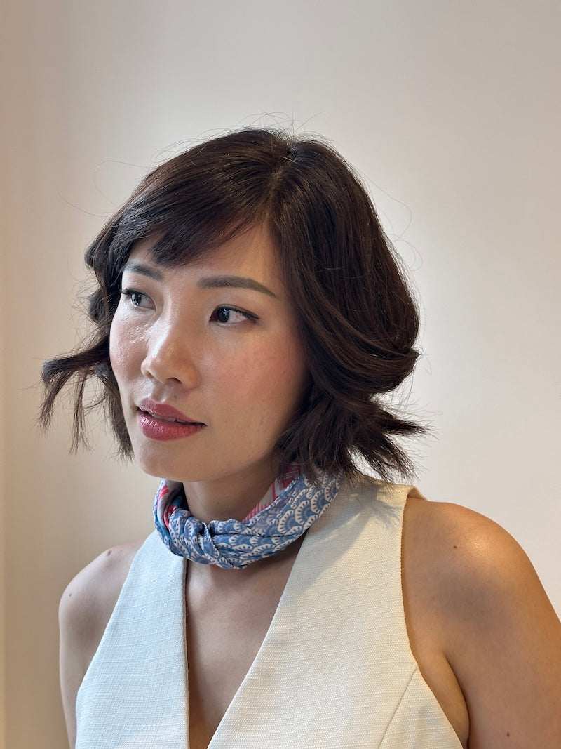 Stylish Tanjong Pagar Petite Re Thread Scarf - Lightweight Fashion Accessory for Women - Perfect for Office, Travel & Casual Outfits